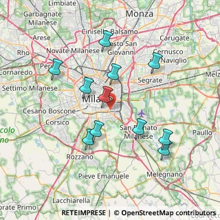 Mappa Via Pier Candido Decembrio, 20137 Milano MI, Italia (7.11545)