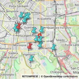 Mappa Via Pier Candido Decembrio, 20137 Milano MI, Italia (1.90333)