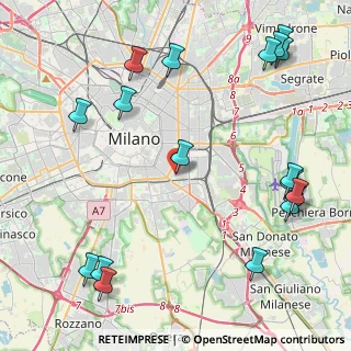 Mappa Via Pier Candido Decembrio, 20137 Milano MI, Italia (5.76684)