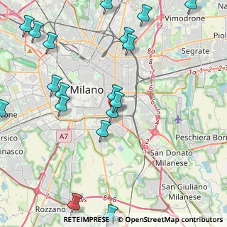 Mappa Via Pier Candido Decembrio, 20137 Milano MI, Italia (5.69789)