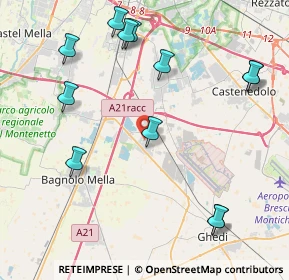 Mappa 25010 Montirone BS, Italia (4.91167)