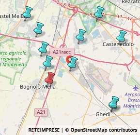 Mappa 25010 Montirone BS, Italia (4.56545)