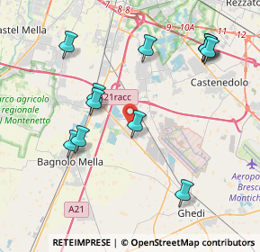 Mappa 25010 Montirone BS, Italia (4.30333)