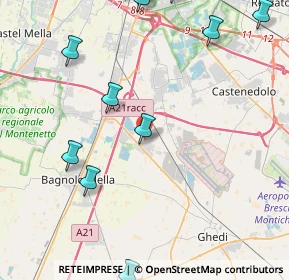 Mappa 25010 Montirone BS, Italia (6.7335)