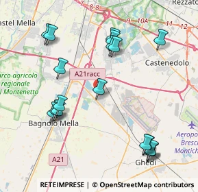 Mappa 25010 Montirone BS, Italia (4.53222)