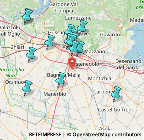 Mappa 25010 Montirone BS, Italia (14.73333)