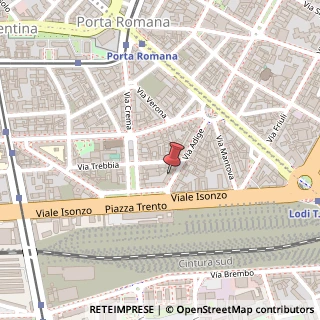 Mappa Via Adige, 20, 20135 Milano, Milano (Lombardia)