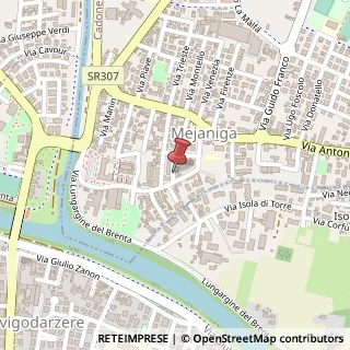 Mappa Via Tono Zancanaro,  5, 35010 Cadoneghe, Padova (Veneto)