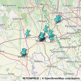 Mappa Vicolo Carabinieri, 28100 Novara NO, Italia (10.00643)
