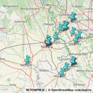 Mappa Vicolo Carabinieri, 28100 Novara NO, Italia (16.44)