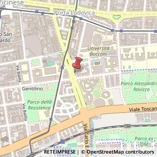 Mappa Via Gian Carlo Castelbarco, 17, 20136 Milano, Milano (Lombardia)