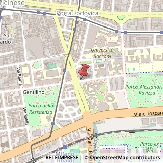 Mappa Via Roberto Sarfatti, 5, 20136 Milano, Milano (Lombardia)