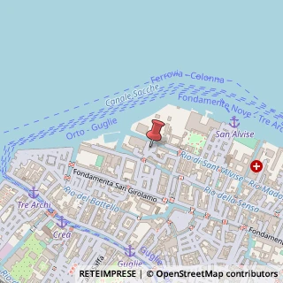 Mappa Calle del Magazzen, 3027/M, 30121 Venezia, Venezia (Veneto)