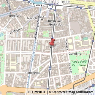 Mappa Corso San Gottardo, 42/A, 20136 Milano, Milano (Lombardia)