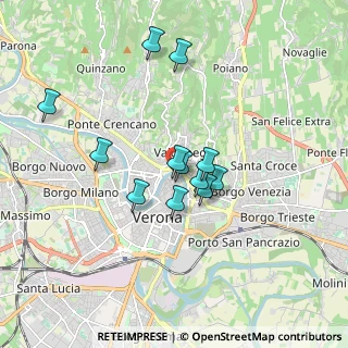 Mappa Piazza Vescovado, 37121 Verona VR, Italia (1.445)