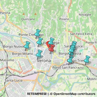 Mappa Piazza Vescovado, 37121 Verona VR, Italia (1.70917)