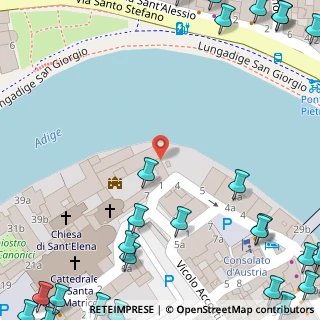 Mappa Piazza Vescovado, 37121 Verona VR, Italia (0.13286)