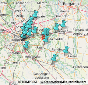 Mappa TEEM, 26833 Comazzo LO, Italia (12.8915)