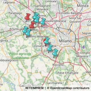 Mappa Via Nazario Sauro, 20090 Cesano Boscone MI, Italia (7.34182)