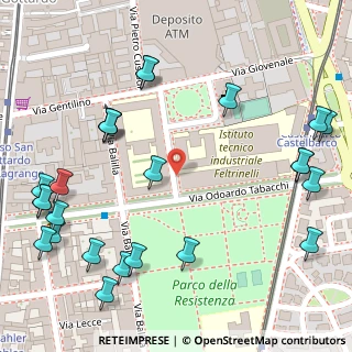 Mappa Via Carlo Baravalle, 20136 Milano MI, Italia (0.164)