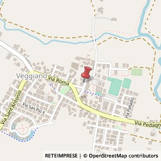 Mappa Via Sguazzina, 1, 35030 Veggiano, Padova (Veneto)