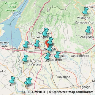 Mappa Via Don lino dalle aste, 37138 Verona VR, Italia (17.151333333333)