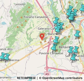 Mappa Via Provinciale, 10010 Samone TO, Italia (2.909)