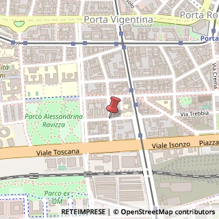 Mappa Via Francesco Soave,  24, 20135 Milano, Milano (Lombardia)
