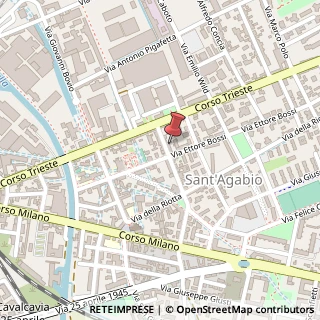 Mappa Via Andrea Falcone, 5, 28100 Novara, Novara (Piemonte)