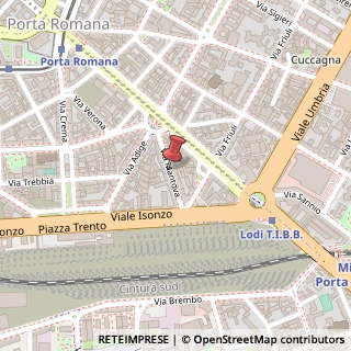 Mappa Via Mantova,  11, 20135 Milano, Milano (Lombardia)
