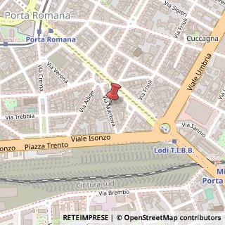 Mappa Via Mantova, 11, 20135 Milano, Milano (Lombardia)
