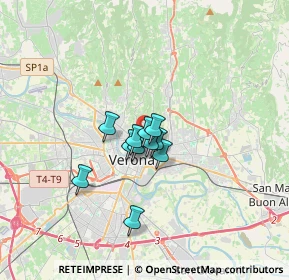 Mappa Vicolo Botte, 37129 Verona VR, Italia (1.90091)