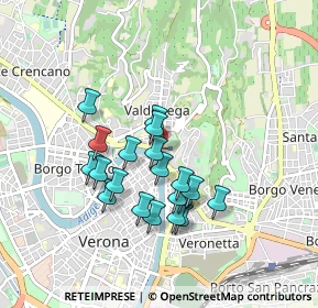 Mappa Vicolo Botte, 37129 Verona VR, Italia (0.7425)