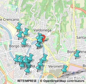 Mappa Vicolo Botte, 37129 Verona VR, Italia (1.133)