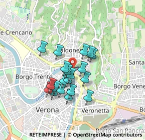 Mappa Vicolo Botte, 37129 Verona VR, Italia (0.652)