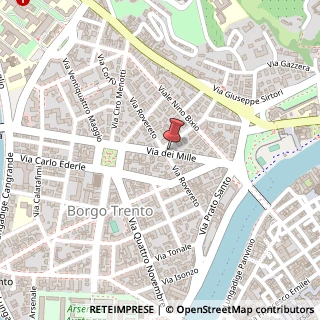 Mappa Via Rovereto, 17, 37126 Verona, Verona (Veneto)