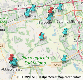 Mappa Via Papa Giovanni XXIII, 20080 Cisliano MI, Italia (5.44267)