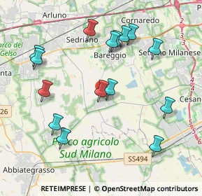 Mappa Via Papa Giovanni XXIII, 20080 Cisliano MI, Italia (4.18267)