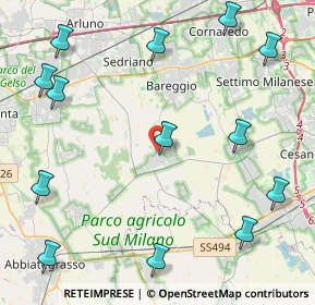 Mappa Via Papa Giovanni XXIII, 20080 Cisliano MI, Italia (5.68846)