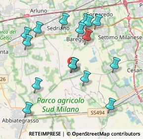 Mappa Via Papa Giovanni XXIII, 20080 Cisliano MI, Italia (4.21125)