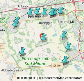 Mappa Via Papa Giovanni XXIII, 20080 Cisliano MI, Italia (4.69647)