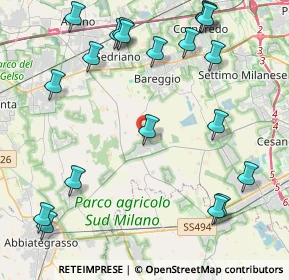 Mappa Via Papa Giovanni XXIII, 20080 Cisliano MI, Italia (5.3725)