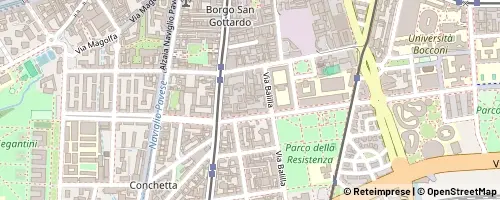 Mappa Milan