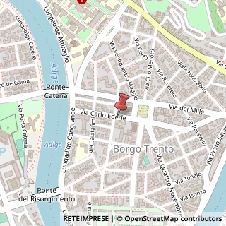 Mappa Via Ederle Carlo, 7, 37126 Verona, Verona (Veneto)