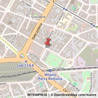 Mappa Via Pietro Colletta,  59, 20137 Milano, Milano (Lombardia)