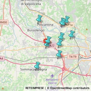 Mappa Via del Lavoro, 37012 Verona VR, Italia (3.46)