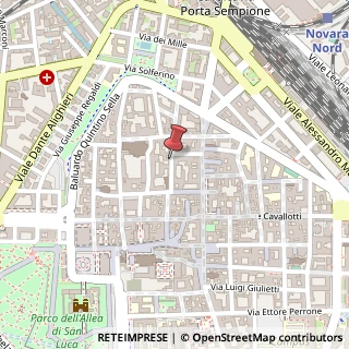 Mappa Via dei Gautieri, 5, 28100 Novara, Novara (Piemonte)