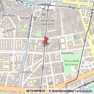 Mappa Corso San Gottardo, 42, 20136 Milano, Milano (Lombardia)