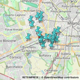 Mappa Via Privata Lodovico Pogliaghi, 20146 Milano MI, Italia (1.2955)
