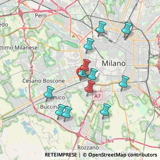 Mappa Via Privata Lodovico Pogliaghi, 20146 Milano MI, Italia (3.47083)
